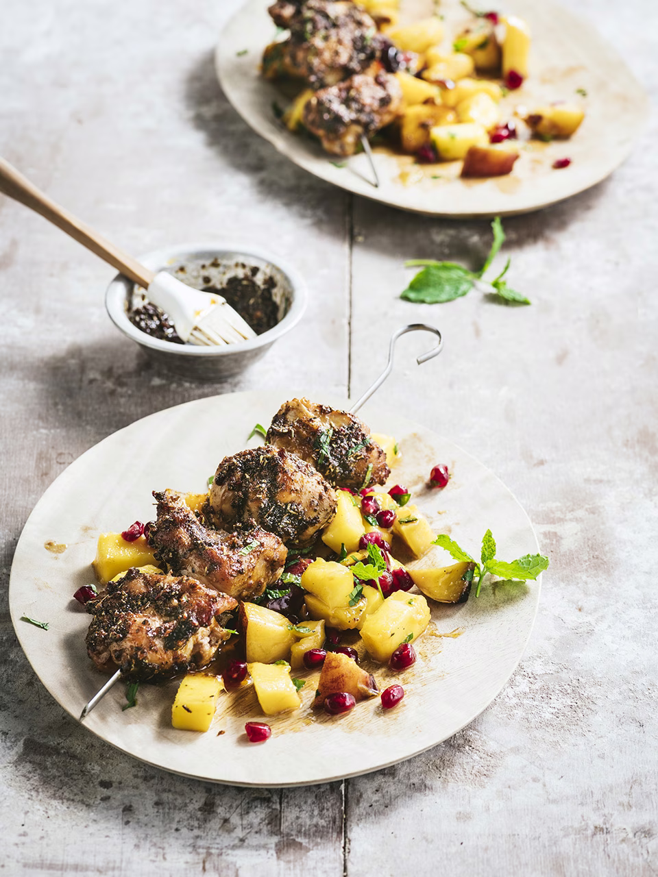 Piri piri kippenoester brochette